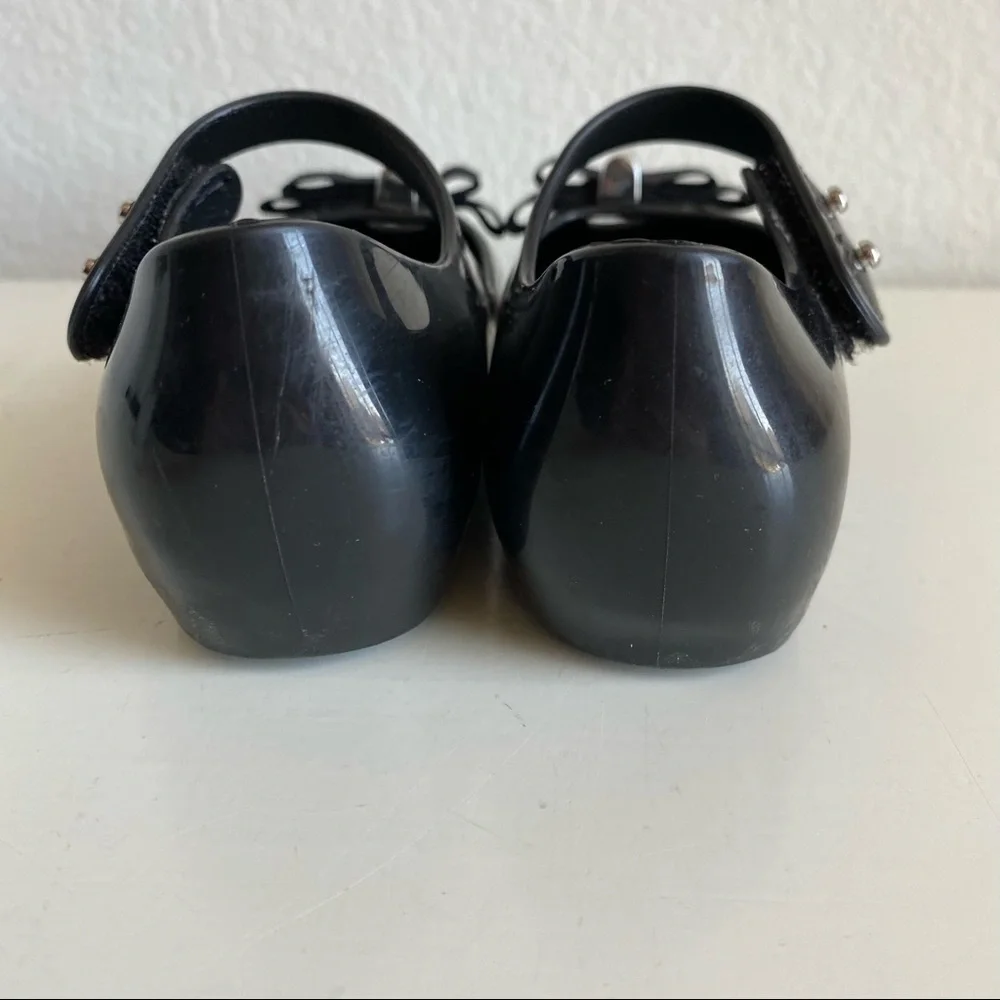Mini Melissa + Jason Wu Mary Jane Ballet Flat with Grosgrain Ribbon Bow - Picture 7 of 13